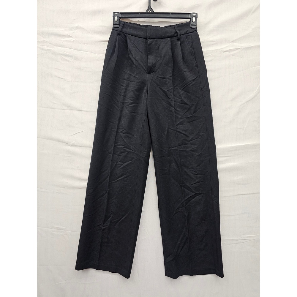 Steve Madden Womens Trouser Pants Black Polyester Blend Casual Size XS